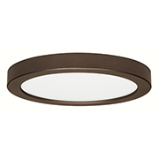 18.5W 9" Led Flush Bronze