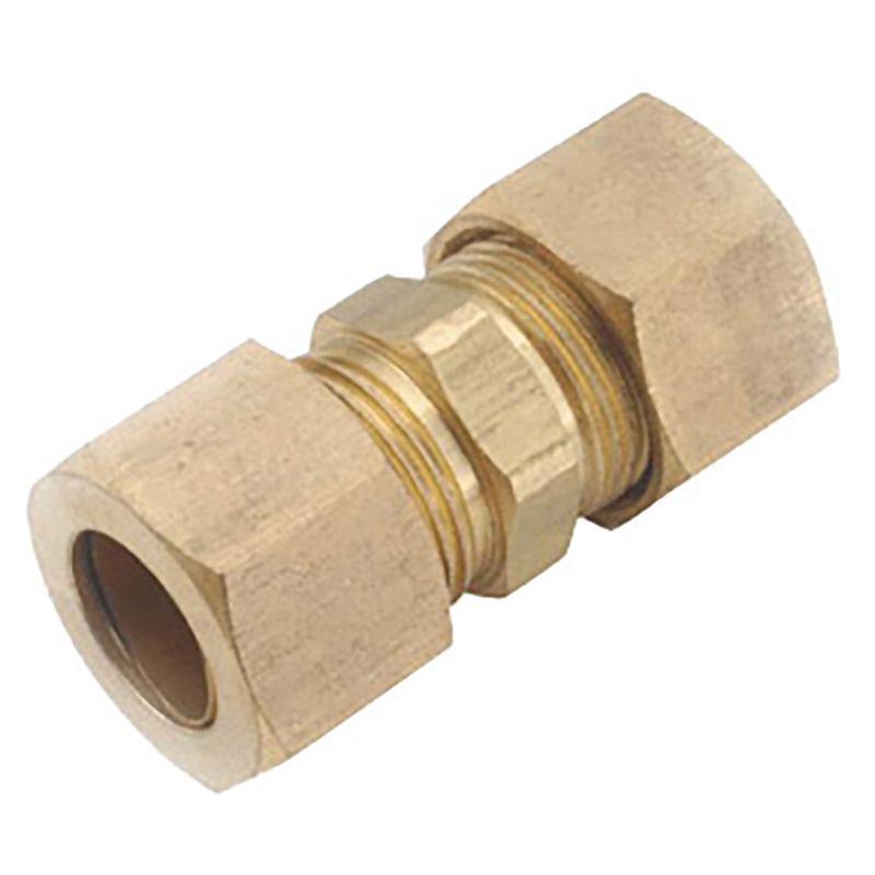 3/8" Brass Compression Coupling