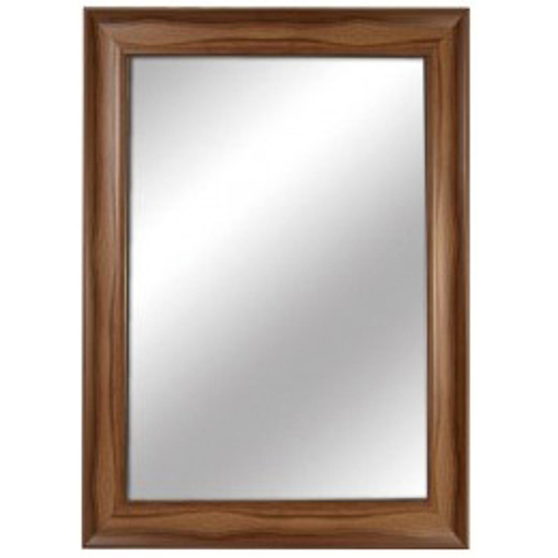 24" x 30" Framed Mirror - Walnut