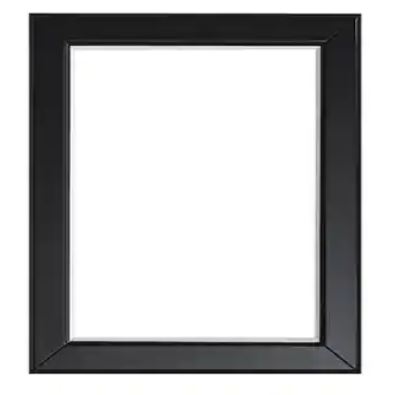 30" x 36" Framed Mirror - Black