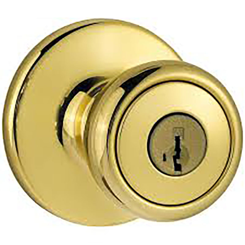 Kwikset Tylo 400T SmartKey Entry Lock - Polished Brass