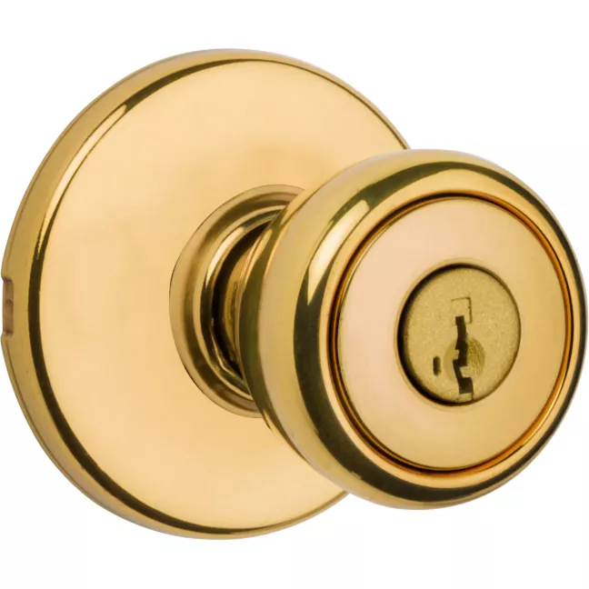 Kwikset Tylo 400T SmartKey Entry Lock - Polished Brass