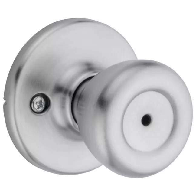 Kwikset Tylo 300T Privacy Knob - Satin Chrome