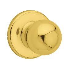 Kwikset Polo 200P Passage Knob  - Polished Brass