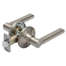 Economy Contemporary Privacy Lever - Satin Nickel