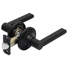 Economy Contemporary Passage Lever - Matte Black