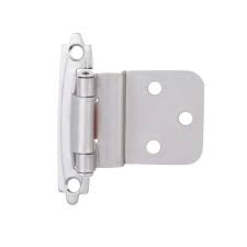 3/8" Inset Cabinet Door Hinge - Chrome