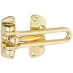 Door Guard Safety Lock - Polished Brass