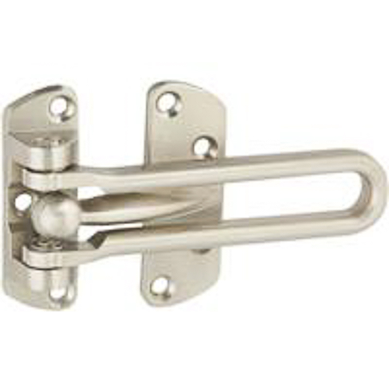 Door Guard Safety Lock - Satin Nickel