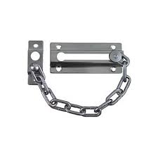 Door Chain Guard - Satin Chrome