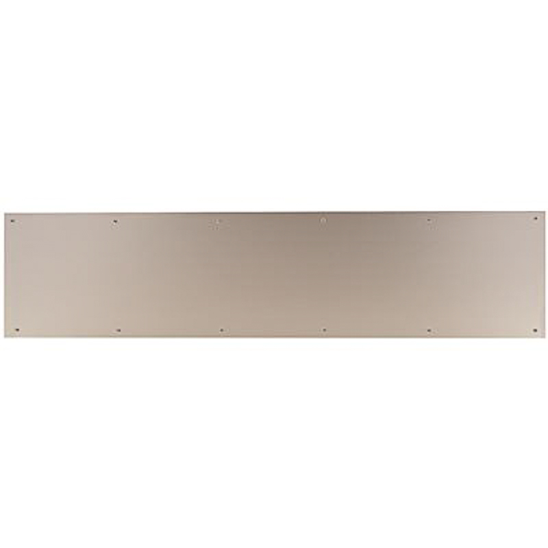 8" x 34" Door Kick Plate - Satin Nickel