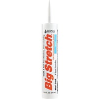 Big Stretch Acrylic Rubber Sealant - 10.5 oz - White