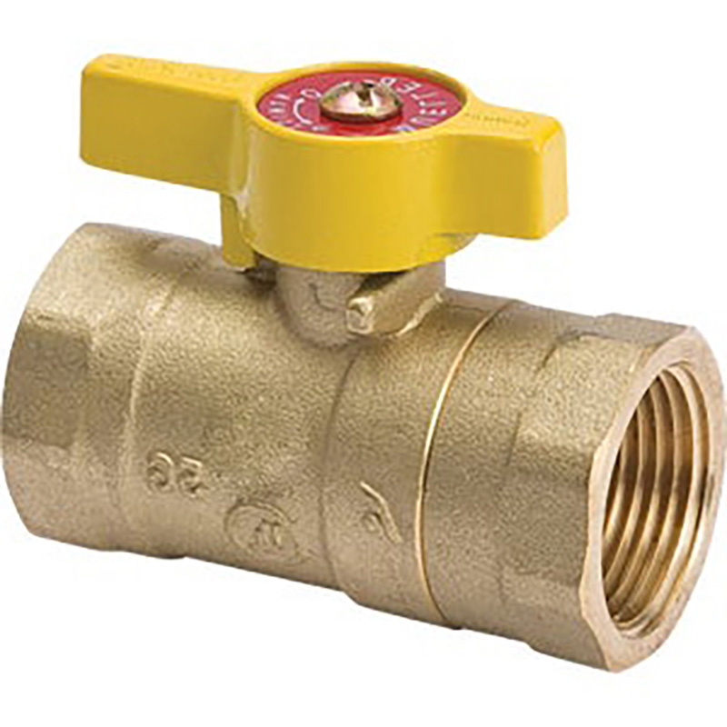 3/4" Gas Quarterturn Brass Ball Valve