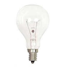 40W A15 Clear Bulb 130V Intermed