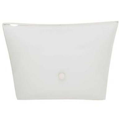 12" Square Bedroom Fixture White