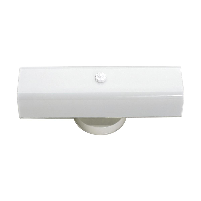 14" U-Channel 2 Bulb Fixture - White