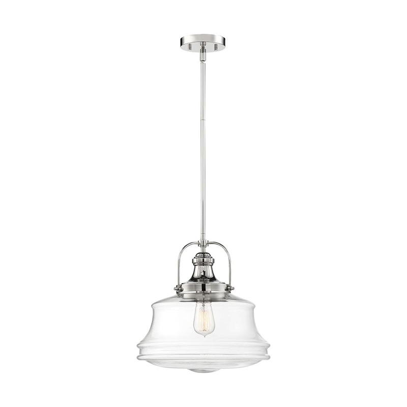 Basil Pendant Bulb Fixture - Satin Nickel