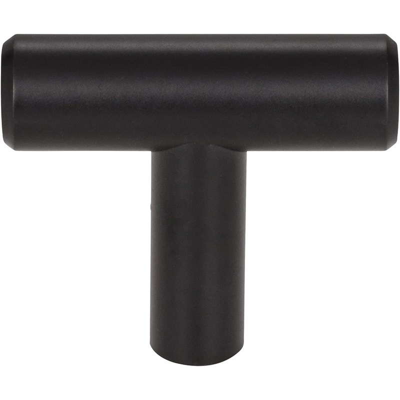 1-9/64" T-Bar Cabinet Pull - Matte Black