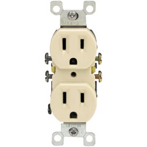 Wall Duplex Receptacle Ivory