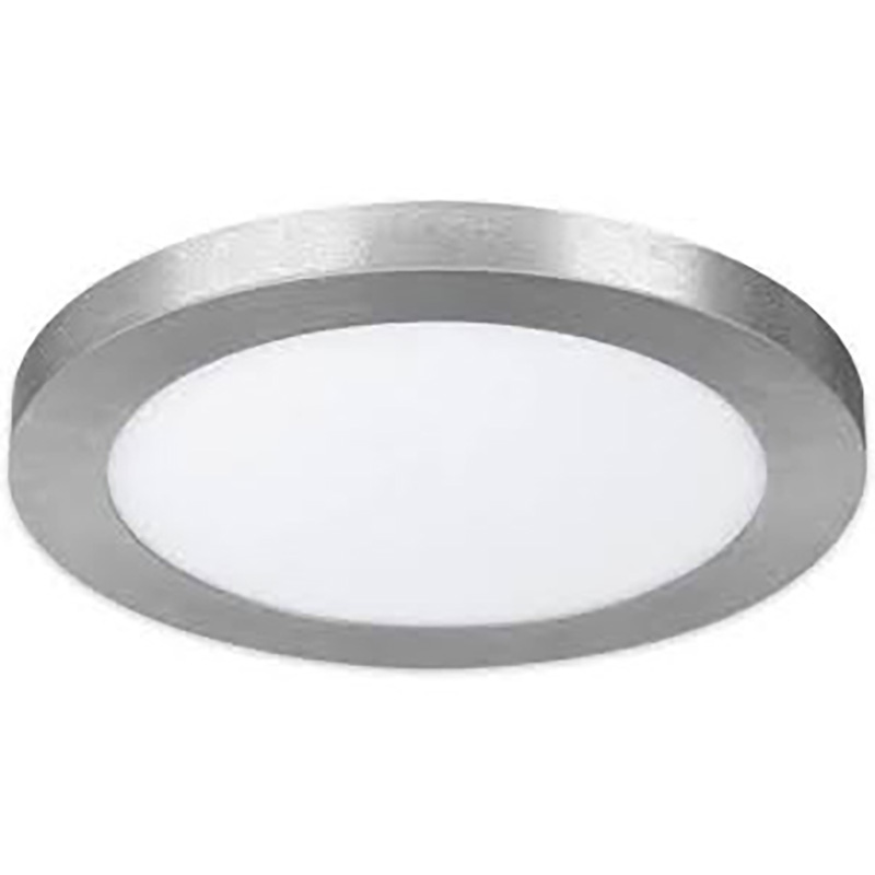 15" LED 22.5W Flush Mount Puck Fixture - Satin Nickel