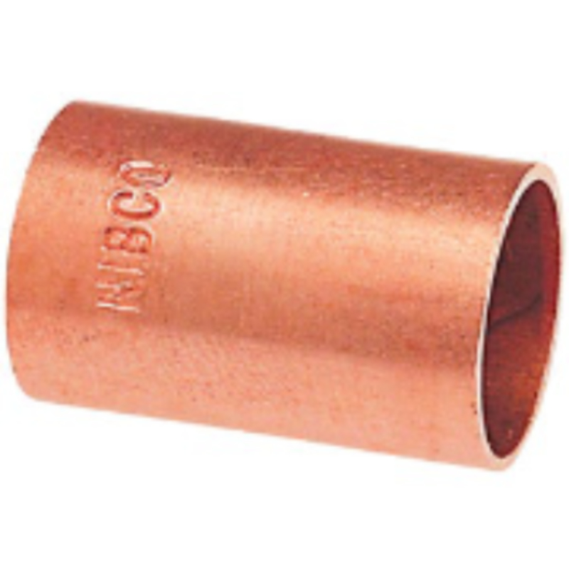 3/4"OD (5/8"ID) Copper Coupling without Stop