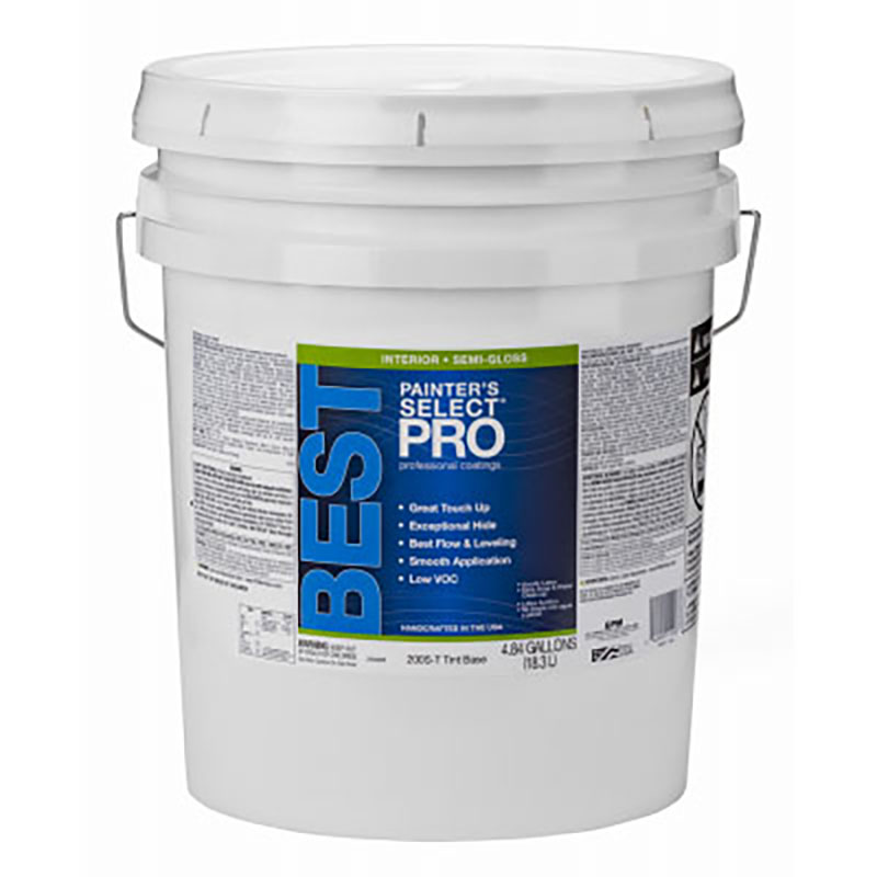 Semi Gloss Wall Paint Canvas White 5 Gallon