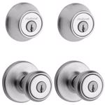 Entry/Deadbolt Combo 4Pk Sn