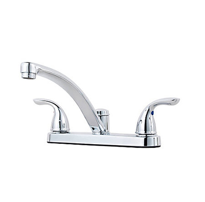 Kitchen Faucet 2-Handle Chrome