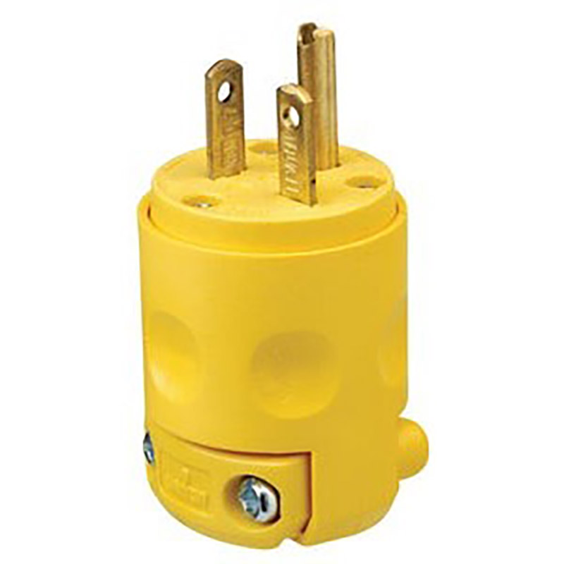 Plug 20A/250V Yellow