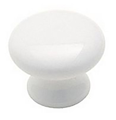 Cabinet Knob 1-1/2" Cerm White