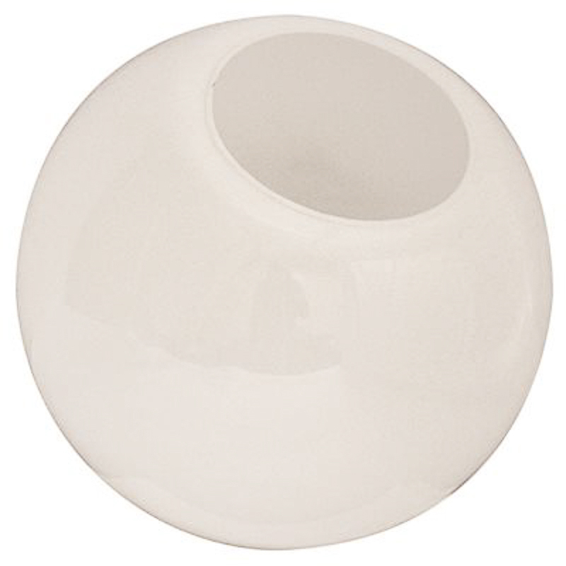 8" Plastic Frost Globe No Neck