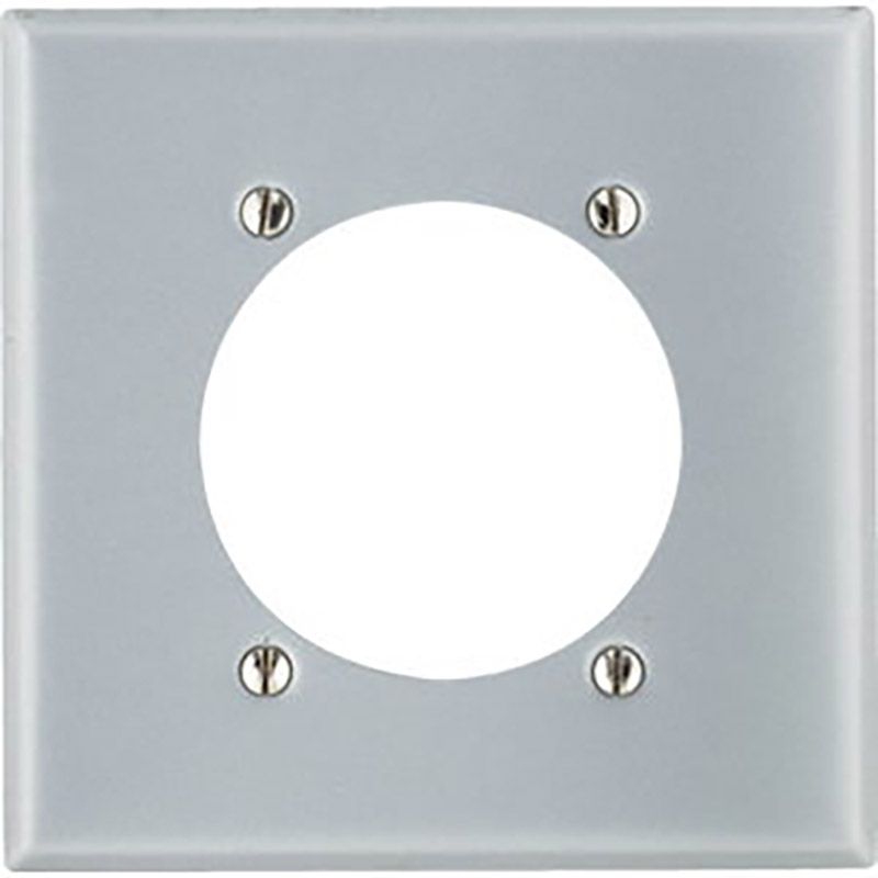 3 Wire Receptacle Plate Chrome