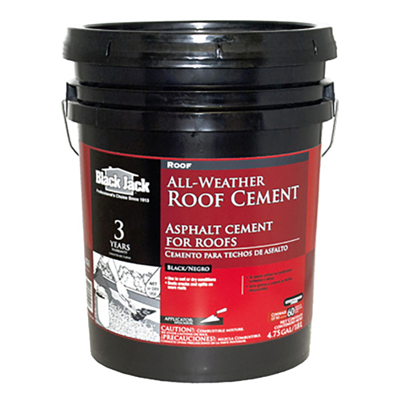 Wet or Dry Plastic Roof Cement 5 Gallon