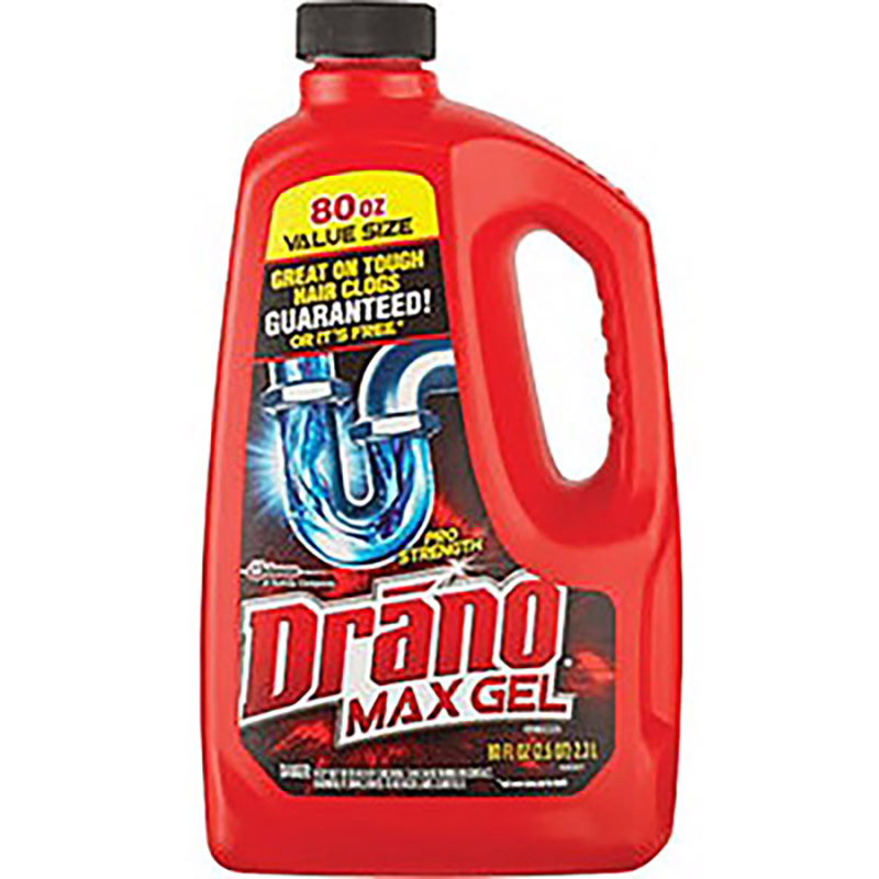 Drano Max Gel Drain Opener 80 Oz