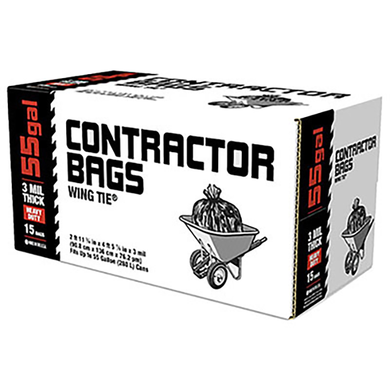 55 Gallon Contractor Can Liner Pack 15