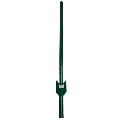 72" Green Steel U Post