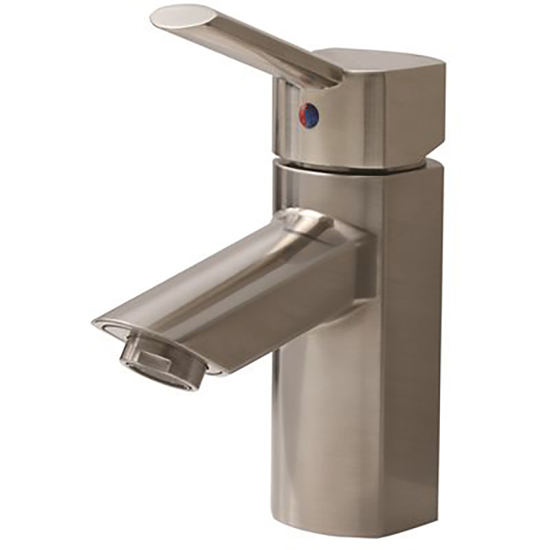 Premier Waterfront Single Handle Bathroom Faucet - Satin Nickel - With Pop-Up