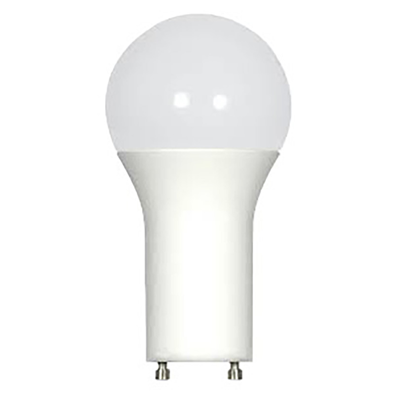 9 Watt A19 GU24 LED 2700K - 60 Watt Equiv - Dimmable - Warm White Light Bulb