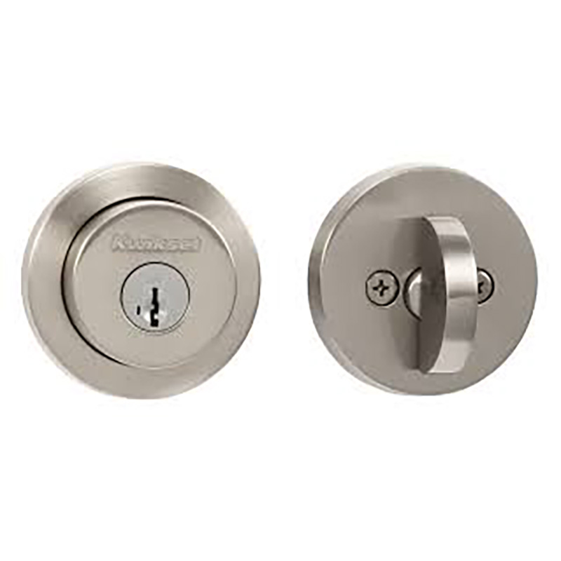 Kwikset Milan Single Cylinder Deadbolt Smartkey - Satin Nickel