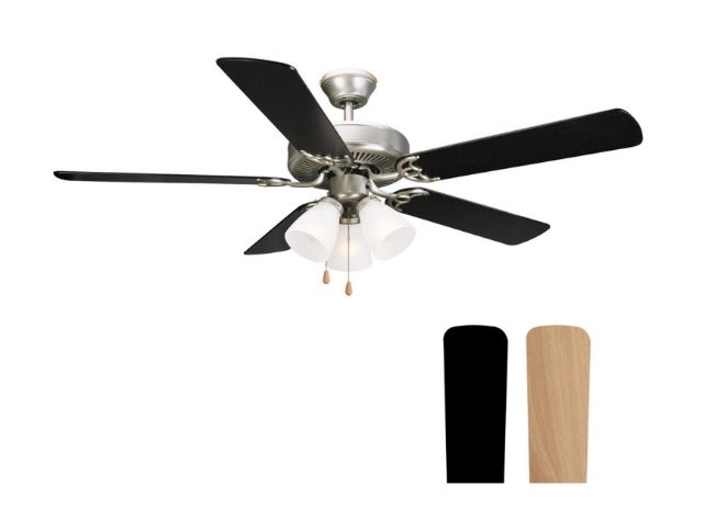 Millbridge 52" LED Indoor Ceiling Fan - Satin Nickel