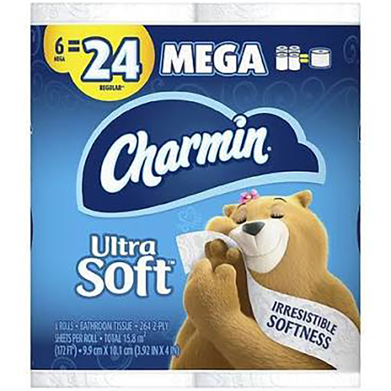 Charmin Mega Roll Toilet Paper - 6 Pack