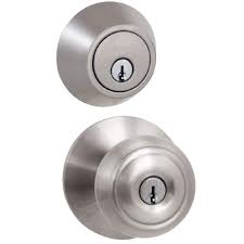 Economy Deadbolt and Entry Combo - Satin Nickel