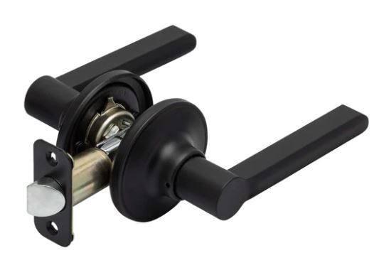 Economy Contemporary Passage Lever - Matte Black