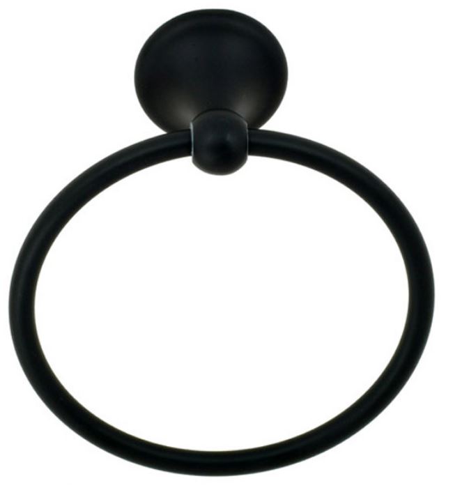 Waterfront Towel Ring - Matte Black