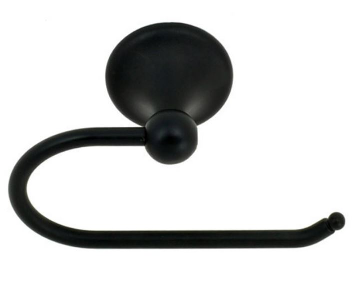 Waterfront Euro Toilet Paper Holder - Matte Black