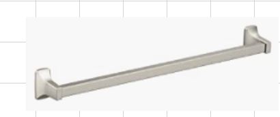 Sunway 24" Towel Bar - Satin Nickel Squared