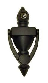 5-1/2" Door Knocker and 180º Viewer - Matte Black