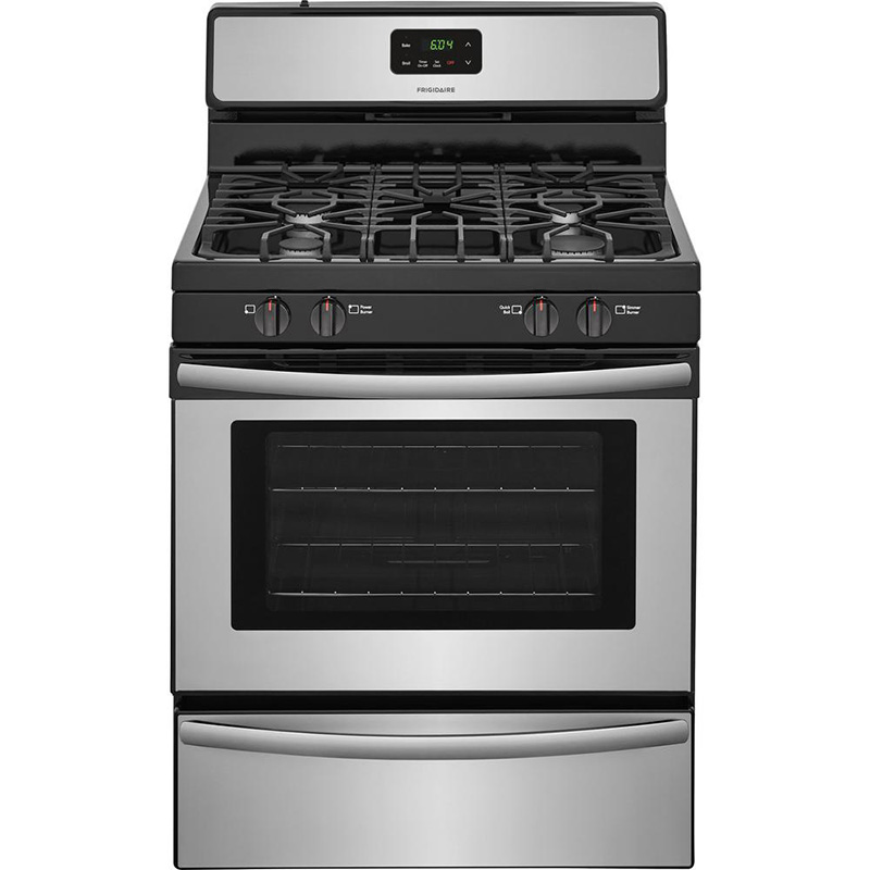 GE 30" Free Standing Gas Range - Stainless Steel