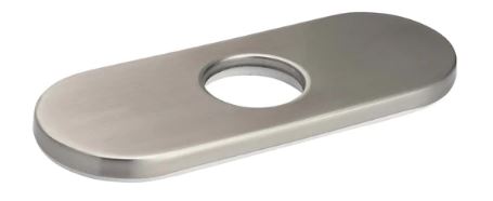 Bathroom Faucet Deck Plate - Stainless Steel