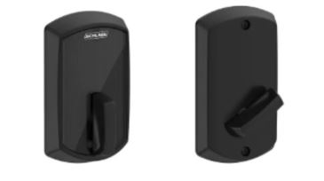 Schlage Greenwich Control Mobile Enabled Smart Deadbolt - Matte Black